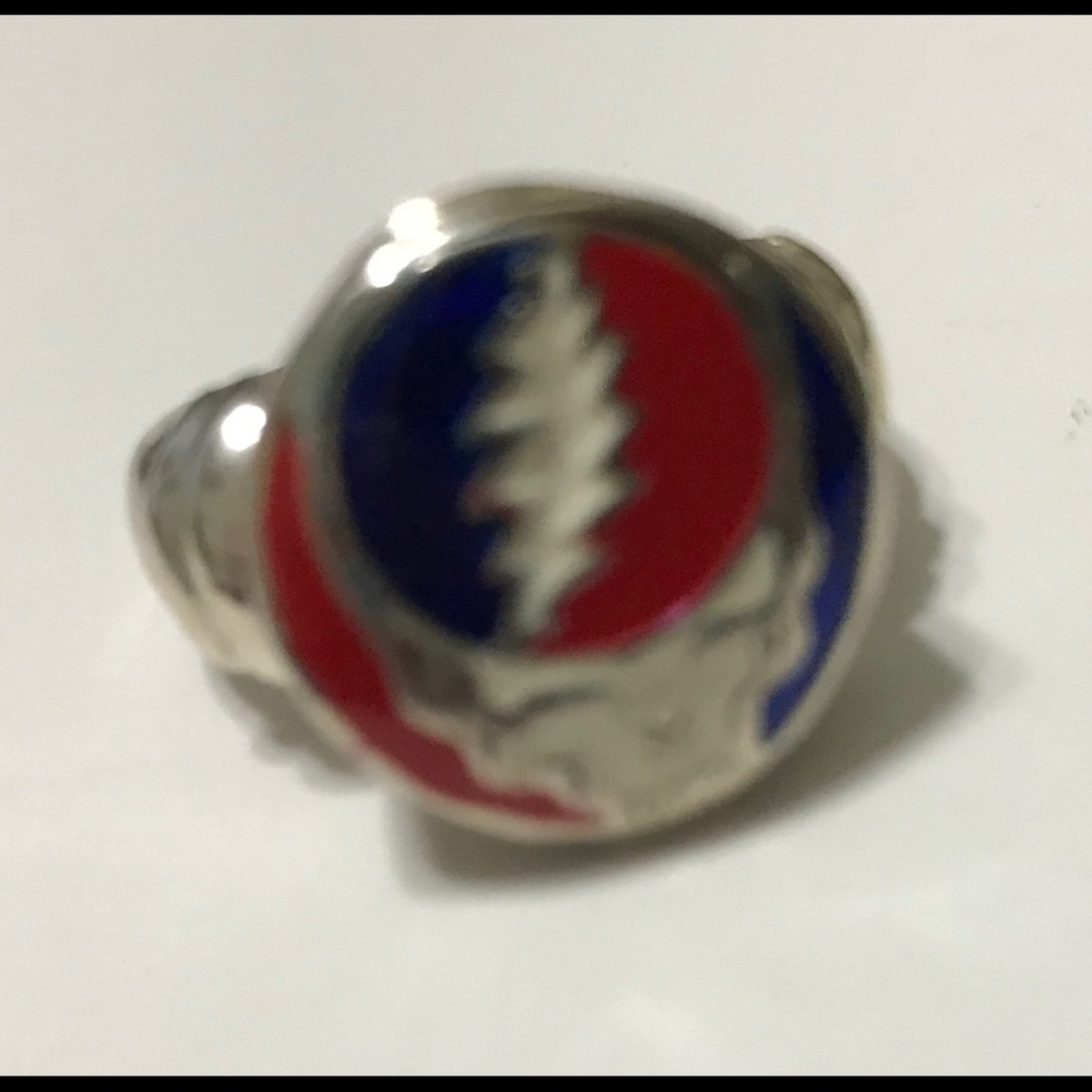 Grateful Dead sterling silver ring